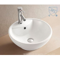 Cuarto de baño oval redondo forma arte cerámica porcelana lavamanos fregadero